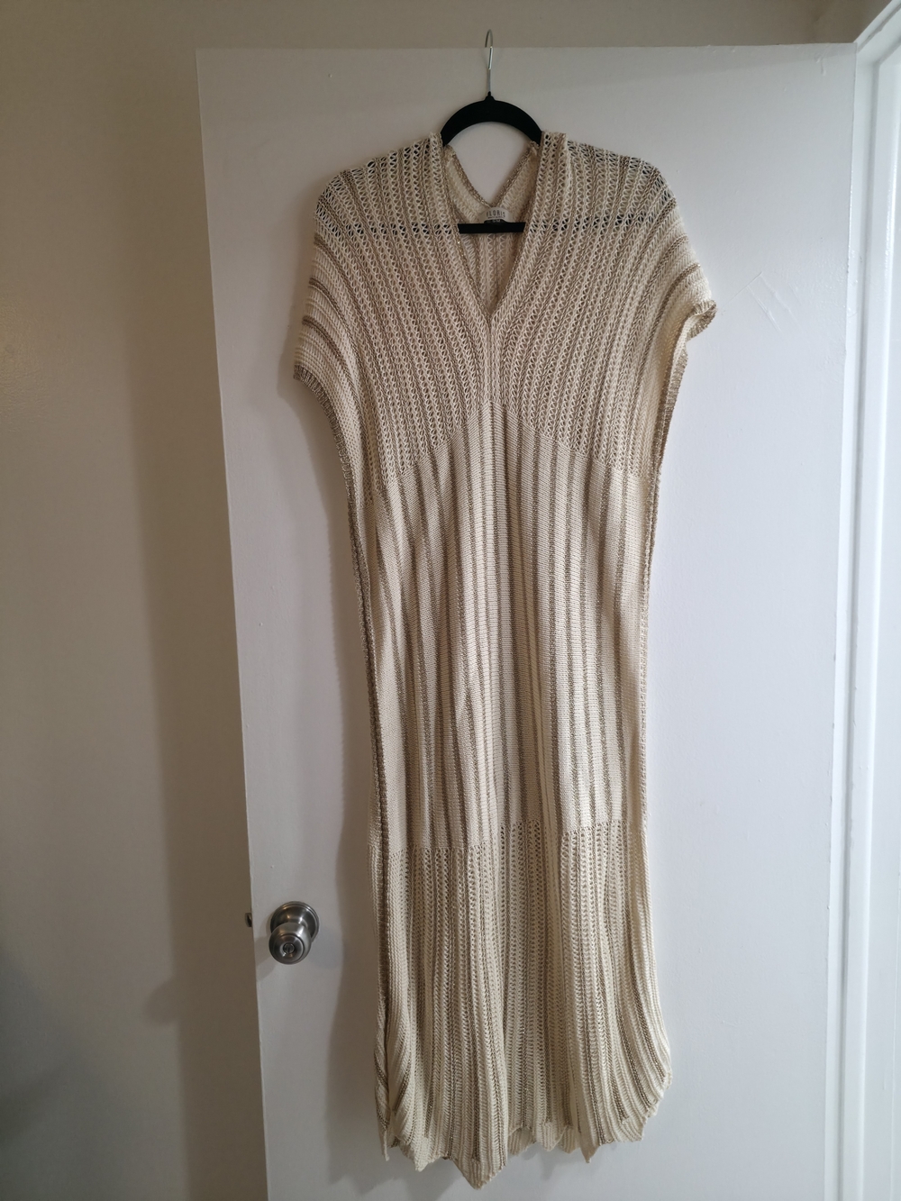 Knit Maxi Dress in Cream